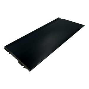 RODAPÉ 15CM PRETO COM FRISO POLIESTIRENO BARRA COM 2,40M 15MM 15CM