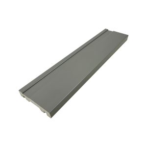 RODAPÉ 7CM CINZA COM FRISO POLIESTIRENO BARRA COM 2,40M 15MM 7CM